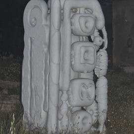 Stefan Van Der Ende: 'marble view 9', 2011 Stone Sculpture, Abstract. Artist Description:   Biomorph...