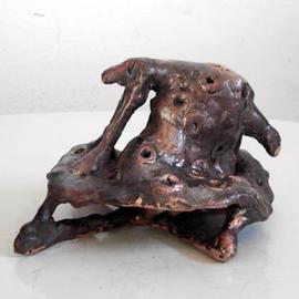 Stefan Van Der Ende: 'whithout title', 2002 Bronze Sculpture, Abstract. Artist Description: There is and will be only one copy of this sculpturemade...