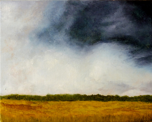 Michael B. Sky  'Summer Storm', created in 2016, Original Painting Oil.