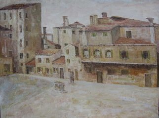 Slobodan Paunovic: 'il campo della maddalena v1930', 2017 Acrylic Painting, Cityscape. paintings, impressionism, acril, canvas, love, cityscape, places, travel, ...