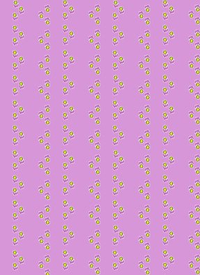 Simone Maxwell: 'Violet in Vogue 147', 2016 Digital Art, Fashion.   Violet in Vogue collection # 147.  Yeah!  I am learning textile design, and how to do 