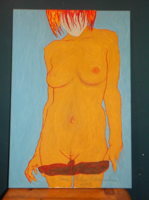 Smeu Mihai Alexandru  'Lust I', created in 2013, Original Painting Oil.