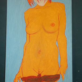 Smeu Mihai Alexandru: 'Lust I', 2013 Oil Painting, nudes. 