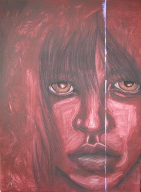 Jacqueline Rudolph: 'Precious Mixture', 2010 Mixed Media, Ethereal.         expressionistic portrait representing the essence of the soul.        ...