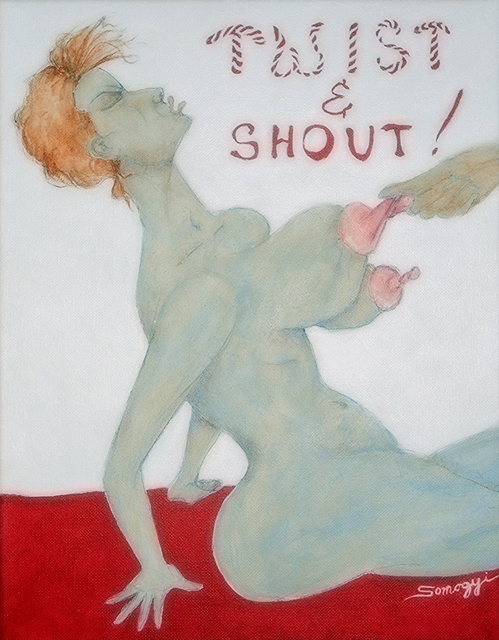 Jayne Somogy  'Twist And Shout', created in 2019, Original Collage.