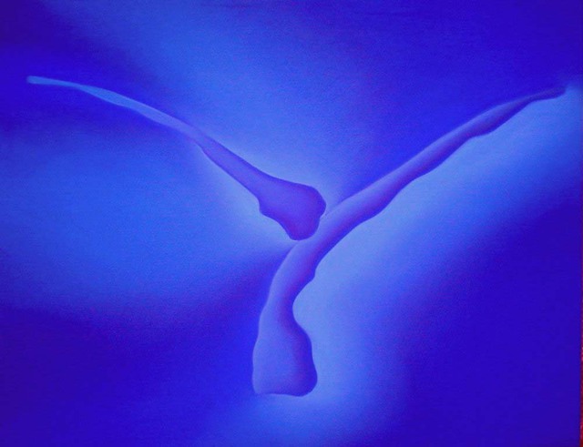 Artist Sonja Svete. 'JOY 05 - SOMEWHERE BETWEEN' Artwork Image, Created in 2002, Original Pastel. #art #artist