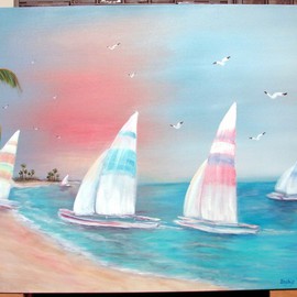 sailboats  By Sophia Stucki