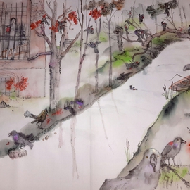 Debbi Chan Artwork Another look at mental illness album, 2015 Watercolor, Life