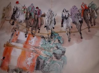 Debbi Chan: 'Going to Sienna for il Palio album', 2015 Artistic Book, Equine. 
