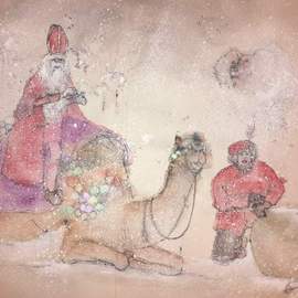 Debbi Chan Artwork a camel story album, 2015 Artistic Book, Holidays