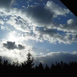 Debbi Chan: 'a sky of interesting beauty', 2013 Color Photograph, Clouds. Artist Description:  Photos from Idaho.                               ...