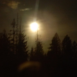 Debbi Chan: 'full moon', 2011 Color Photograph, Astronomy. Artist Description:        photos from Idaho.     ...