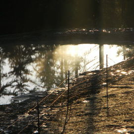 Debbi Chan: 'morning reflection', 2011 Color Photograph, Atmosphere. Artist Description:    photos from idaho.   ...