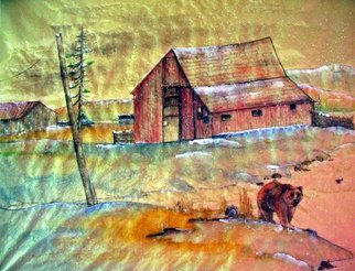 Debbi Chan: 'nothing here to eat', 2010 Watercolor, Farm. Artist Description:  i love this one. it is now a favorite of mine. the colors so gentle.           ...