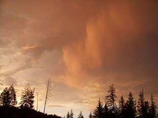 Debbi Chan: 'orange storm', 2010 Color Photograph, Clouds. Artist Description:          photos from Idaho.                                                                                                                               ...