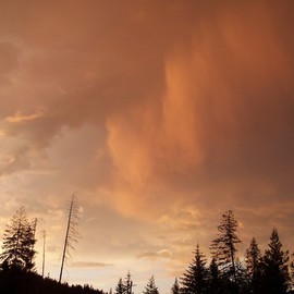 Debbi Chan: 'orange storm', 2010 Color Photograph, Clouds. Artist Description:          photos from Idaho.                                                                                                                               ...