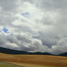 Debbi Chan: 'over the fields', 2010 Color Photograph, Clouds. Artist Description:     photos from Idaho.    ...