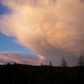 Debbi Chan: 'pink storm', 2010 Color Photograph, Clouds. Artist Description:      photos from idaho.     ...