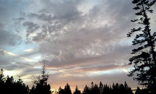 Debbi Chan: 'the beginning of an incredible sunset', 2011 Color Photograph, Clouds. Artist Description:   photos from Idaho.  ...