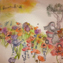Debbi Chan Artwork walking through  garden  of plenty album, 2015 Artistic Book, Botanical