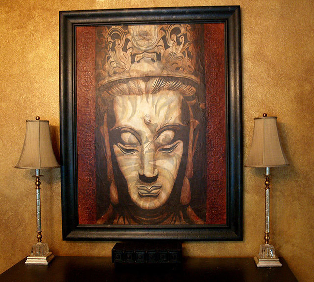 Jeff Monsein  'Kuanyin Goddess Of Mercy', created in 2008, Original Painting Acrylic.