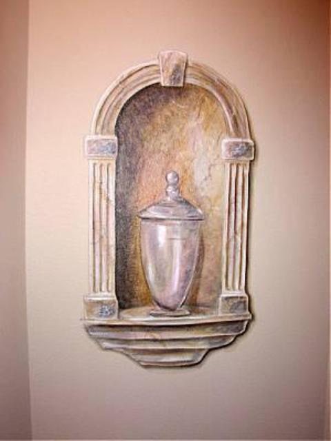 Jeff Monsein  'Trompe Loeil Niche', created in 2004, Original Painting Acrylic.