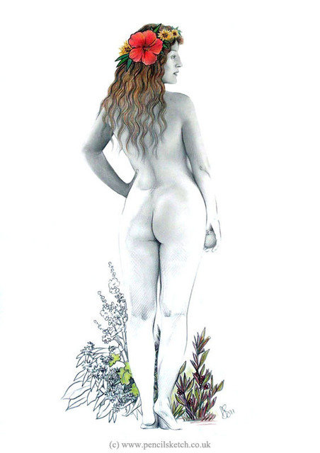 Artist Anna Shipstone. 'Eve' Artwork Image, Created in 2011, Original Watercolor. #art #artist