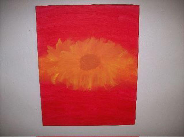 Artist Cheri Caputo. 'Sunflower' Artwork Image, Created in 2005, Original Painting Acrylic. #art #artist