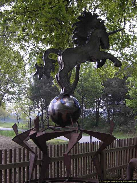 Artist Henning Block. 'Global 3000' Artwork Image, Created in 2010, Original Sculpture Steel. #art #artist