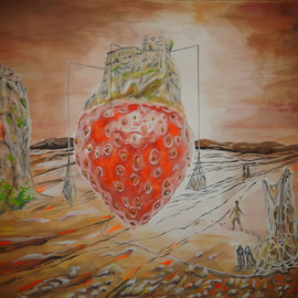 The way to  Strawberry Meteora By Esztella Sandor