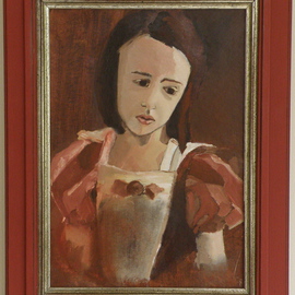 Stephanie Vandem: 'Bedtime Story ii', 2009 Oil Painting, Portrait. Artist Description:  bedtime story series ...
