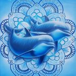 dolphin mandala By Stephen Bibb