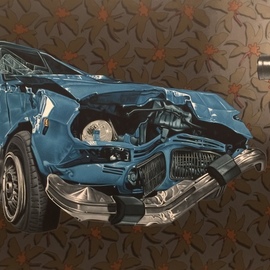Stephen Hall: 'Legacy', 2018 Acrylic Painting, Automotive. Artist Description: Continuing my musings on what we are doing to nature and what we are leaving our children. ...