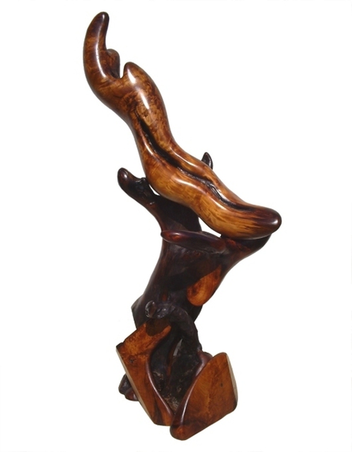 Daryl Stokes  'Moral Support', created in 2010, Original Sculpture Wood.