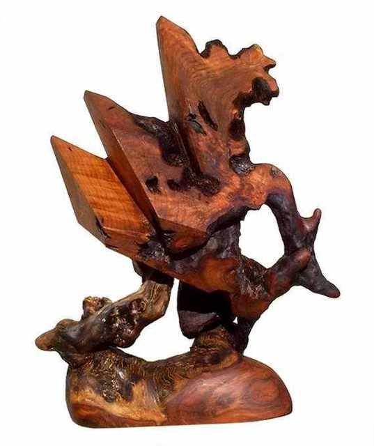 Artist Daryl Stokes. 'Split Personality' Artwork Image, Created in 2010, Original Sculpture Wood. #art #artist