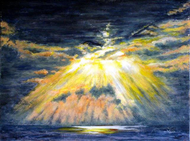 Storm Hammond  'Italian Light', created in 2005, Original Painting Oil.