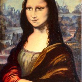 Storm Hammond: 'Mona Lisa Study', 2018 Oil Painting, Culture. 