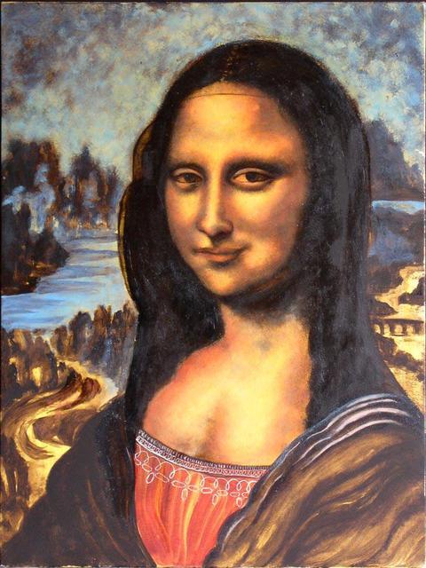 Storm Hammond  'Mona Mia', created in 2018, Original Painting Oil.
