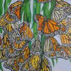 Storm Hammond: 'Monarchs', 2018 Oil Painting, Wildlife. 