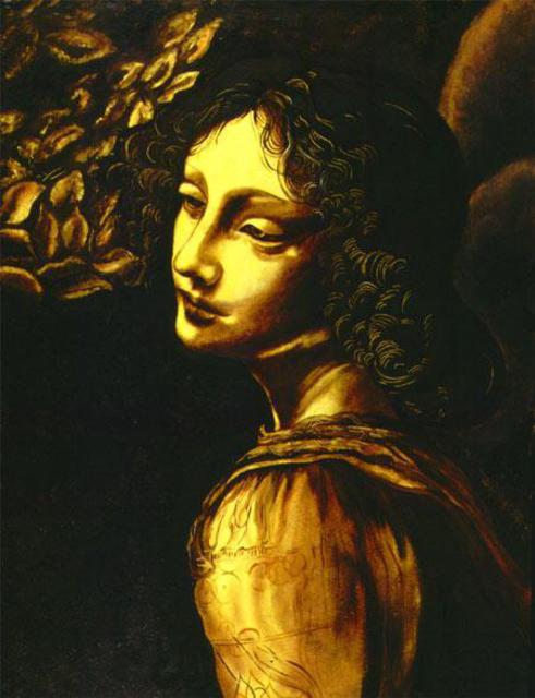 Artist Storm Hammond. 'Da Vincis Angel' Artwork Image, Created in 2001, Original Painting Oil. #art #artist