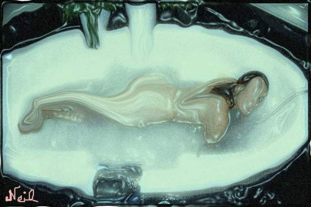 Artist neil maizels. 'The Bath' Artwork Image, Created in 2001, Original Other. #art #artist