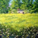 Barn and Buttercups By Stuart Parnell