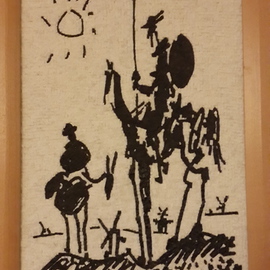 Mosaic Reproduction Of Don Quixote , Suat Dursun