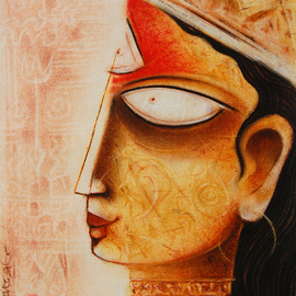 Tamal Kanti Nandi Artwork Durgeswari, 2014 Mixed Media, Mythology