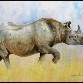 Goodbye White Rhino By Suzanne Painter