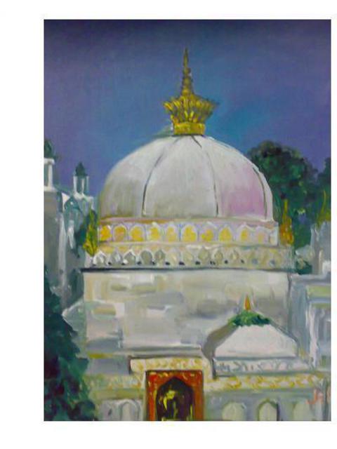 Ajmal Maharaj  'The Sufi Sanctuary ', created in 2008, Original Painting Acrylic.