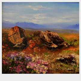 Sujata Chouksey: 'landscape', 2019 Acrylic Painting, Nature. Artist Description: Nature Acrylic painting ...