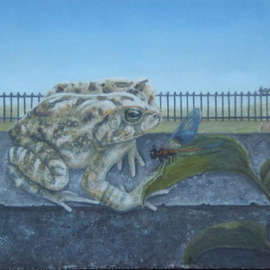 Suzan Fox: 'Damsel in Distress', 2007 Tempera Painting, nature. Artist Description:  Painted in Egg Tempera ...