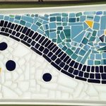 Abstract Glass Mosaic Tray, Suzanne Mcclelland