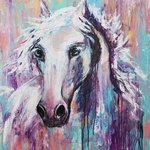 white horse By Svetlana Hollinger
